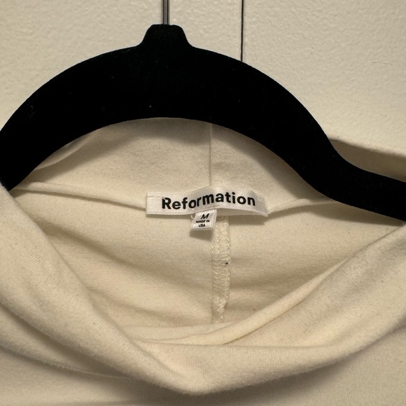 Reformation Lindy Knit Tank Top M Cream White - Picture 3 of 5